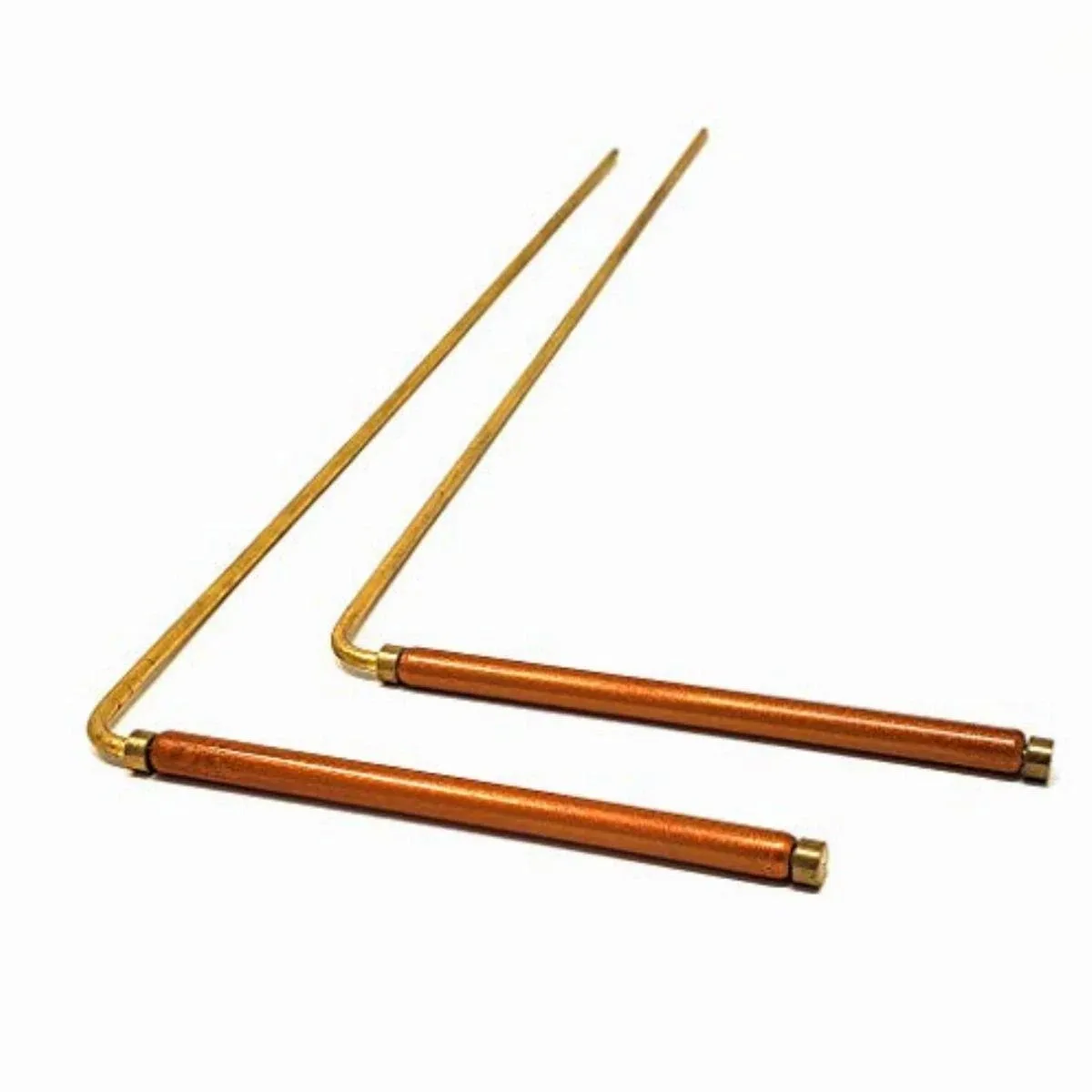 Mydeal Products Mydeal Solid Copper and Brass Dowsing Rods with Smooth Movement ...