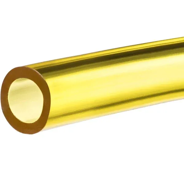 USA Sealing ZUSA-HT-1821 PVC Tubing for Fuels and Lubricants, 3/4" ID, 1" OD, 5' Length, Yellow