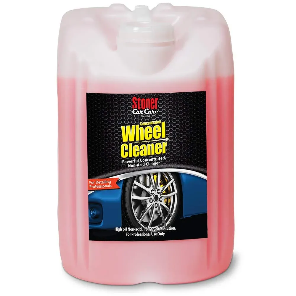 Stoner Car Care B548PL 5-Gallon Concentrated Wheel and Tire Cleaner Powerful Non-Acid Removes Brake Dust and Road Film