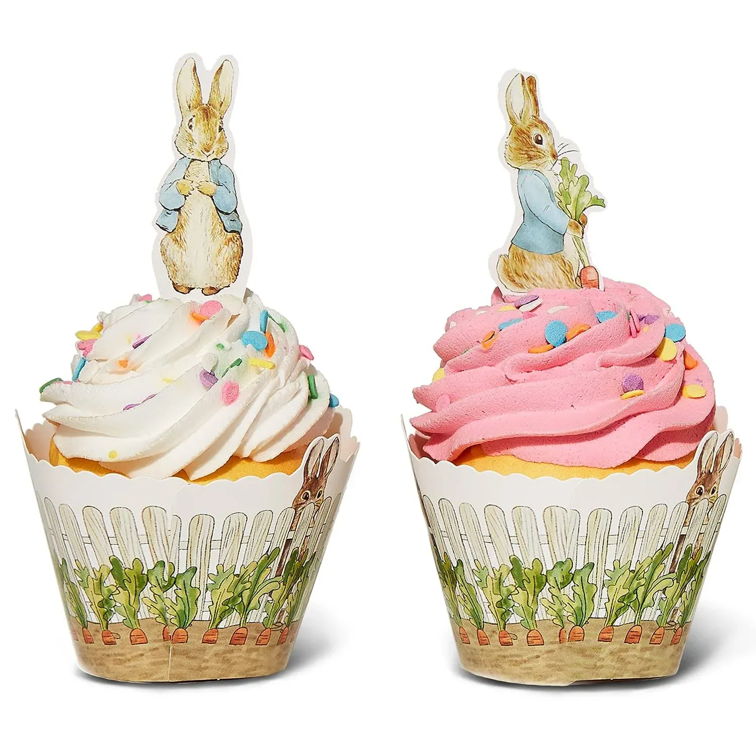 Peter Rabbit Cupcake Decoration - Party Supplies and Baby Shower Essentials - Set ...