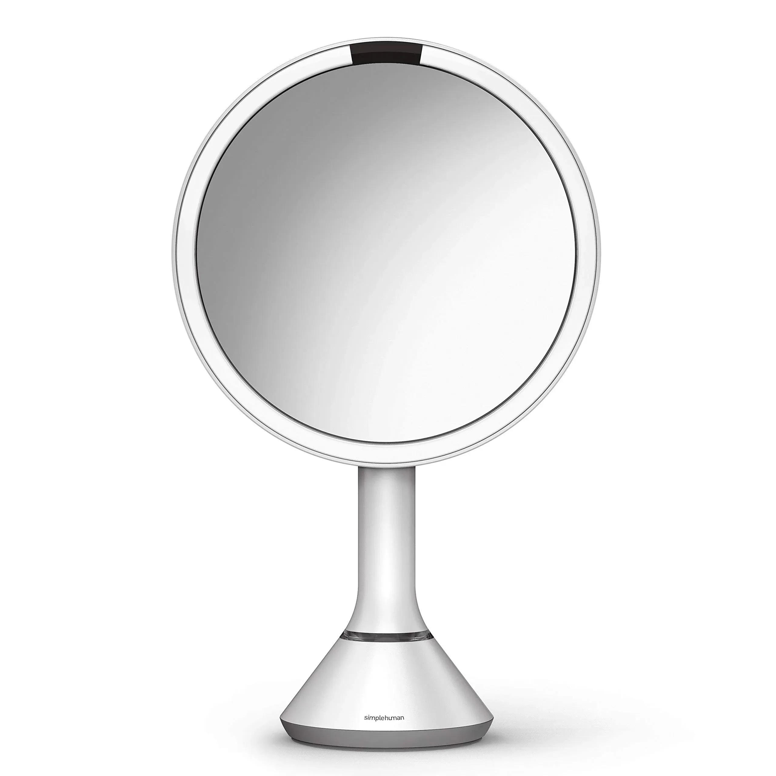 simplehuman 8" Sensor Mirror with Brightness Control - White