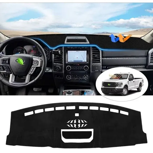 Cartist Dashboard Cover Compatible with Ford F-150 F150 2021 2022 2023 ...