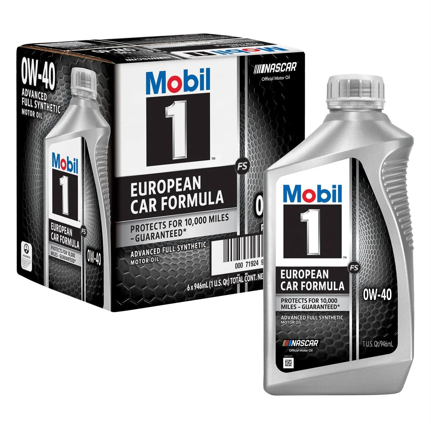 Mobil 1 Synthetic 0W-40 Motor Oil - 1 qt