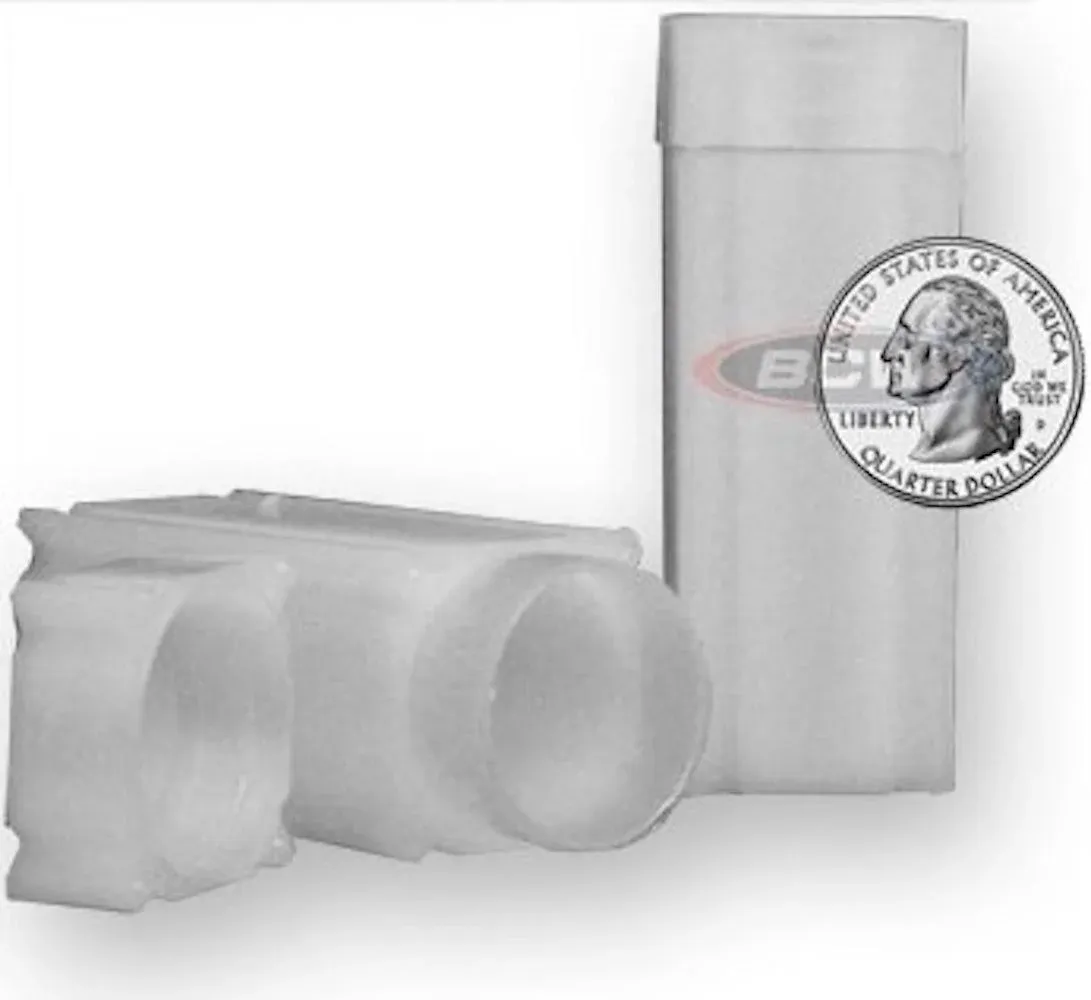 CoinSafe Square Quarter Tube 10 Pack