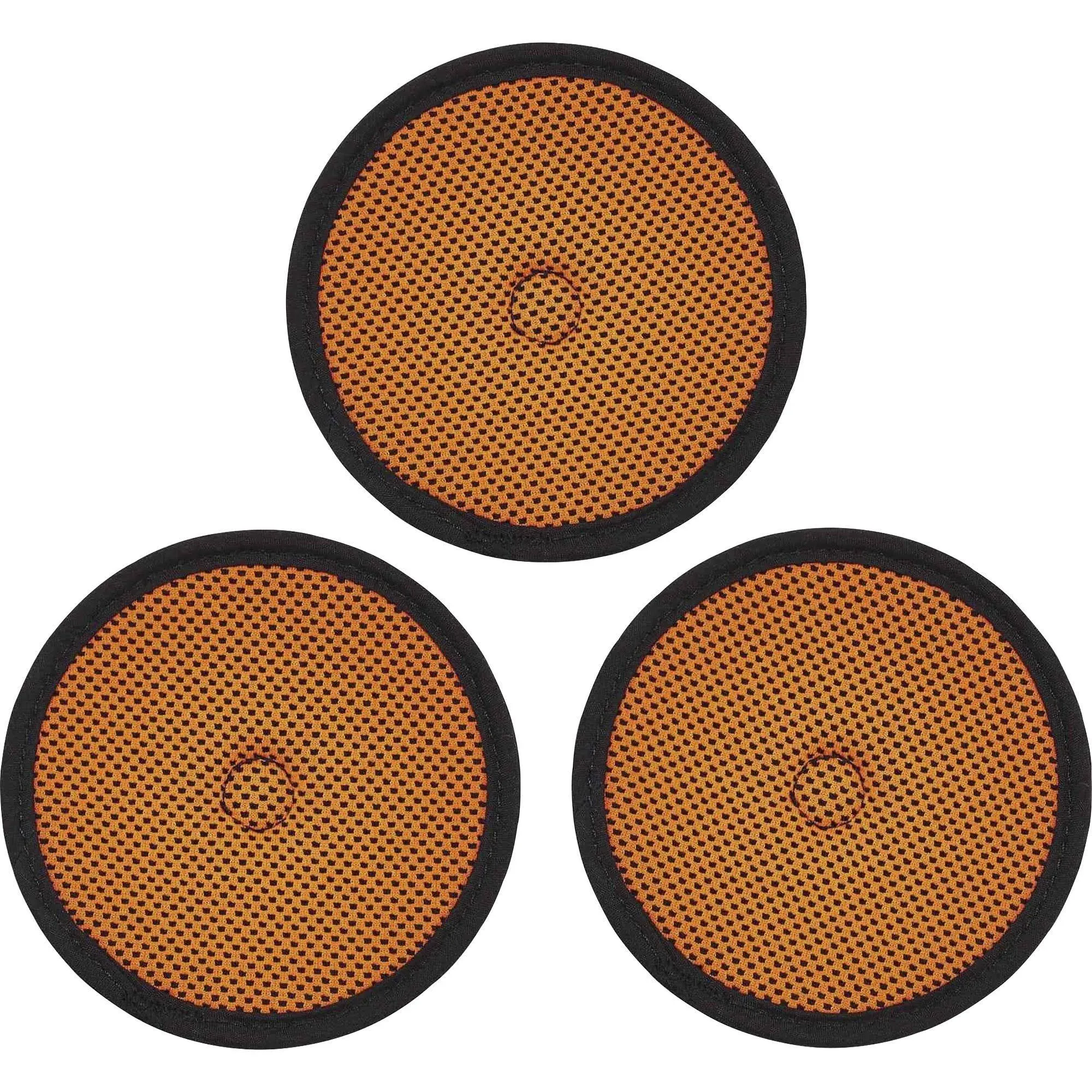 Skullerz 8983 Orange Hard Hat Replacement Top Pad 3-Pack