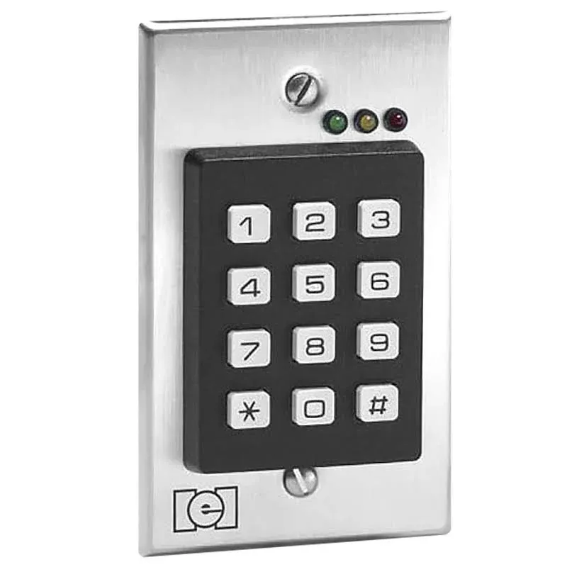 I.E.I. Indoor Keypad, Stainless Face, Flush Mount