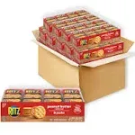 RITZ Peanut Butter Sandwich Crackers, 112 - 1.38 oz Packs (14 Boxes)