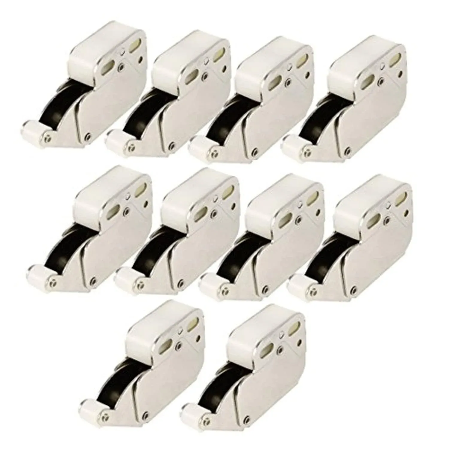 Uxcell Cabinet Cupboard Press Open Door Catch Tip Touch Push Latch, 10-Piece