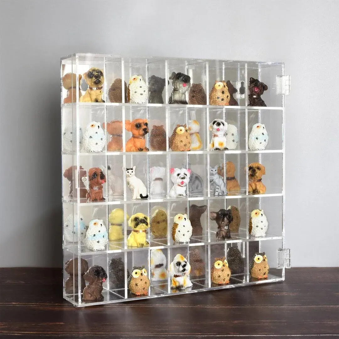 Ikee Design Mountable 25 Compartments Display Case