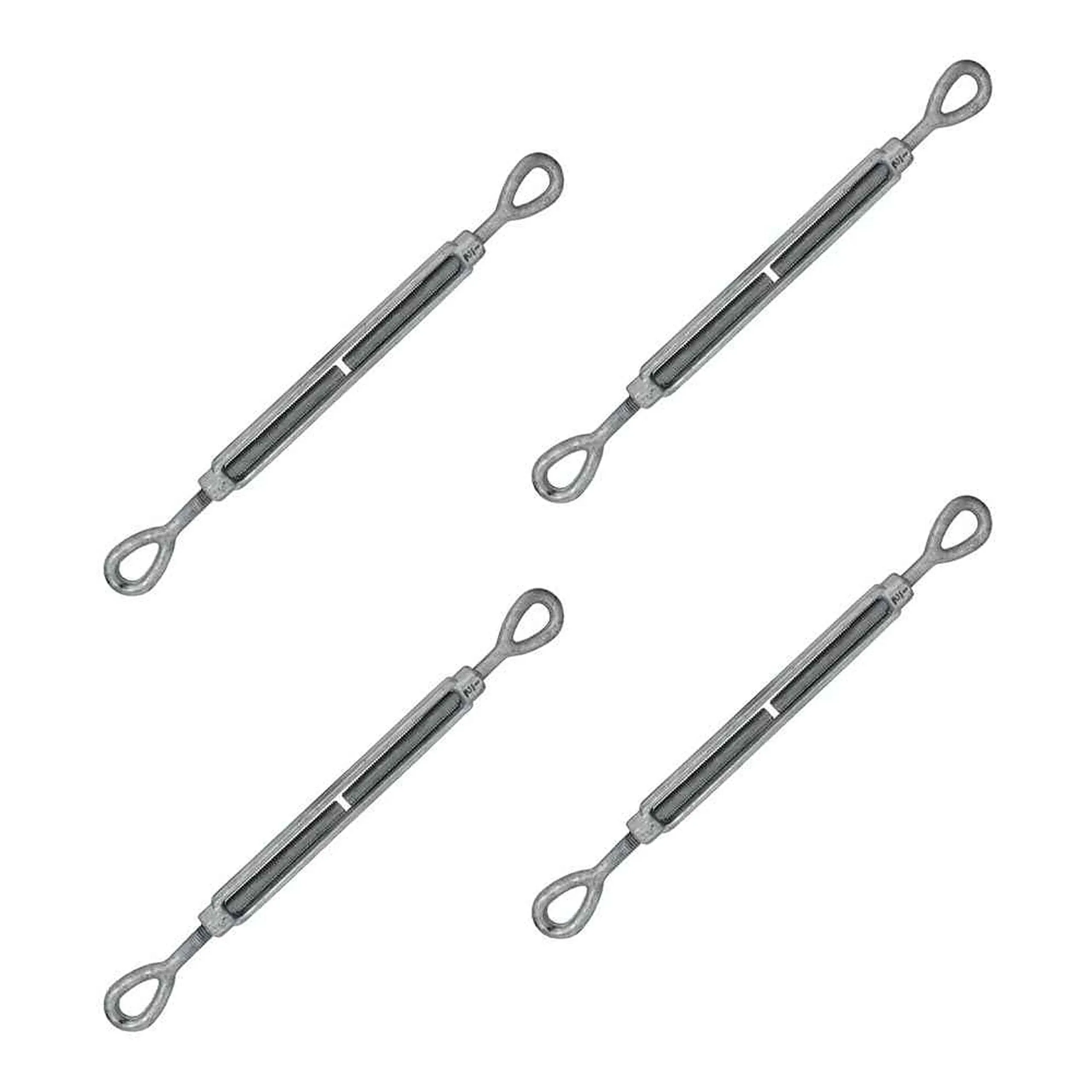 USCC 1/2&#034; X 9 Inches Galvanized Eye and Eye Turnbuckles by US Cargo Control