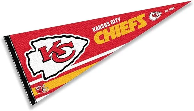 WinCraft Kansas City Chiefs Pennant Banner Flag