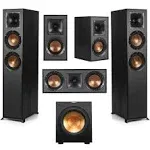 Klipsch Reference 5.1 Home Theater Pack with 2x R-620F Floorstanding Speaker, R-12SW Subwoofer, R-52C Center Channel Speaker and 2x R-41M Bookshelf