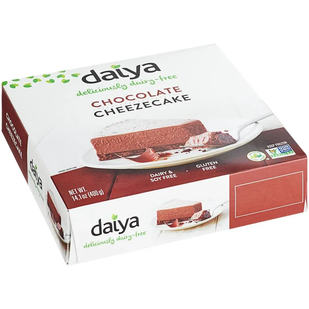 Daiya Dairy Free Gluten Free Chocolate Vegan Frozen Cheesecake, 14.1 Ounce (Pack of 8)