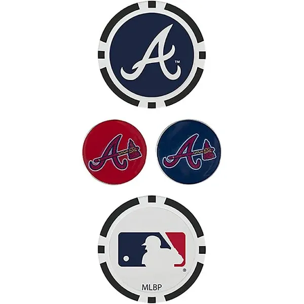 Team Effort Atlanta Braves Ball Marker Set - Each