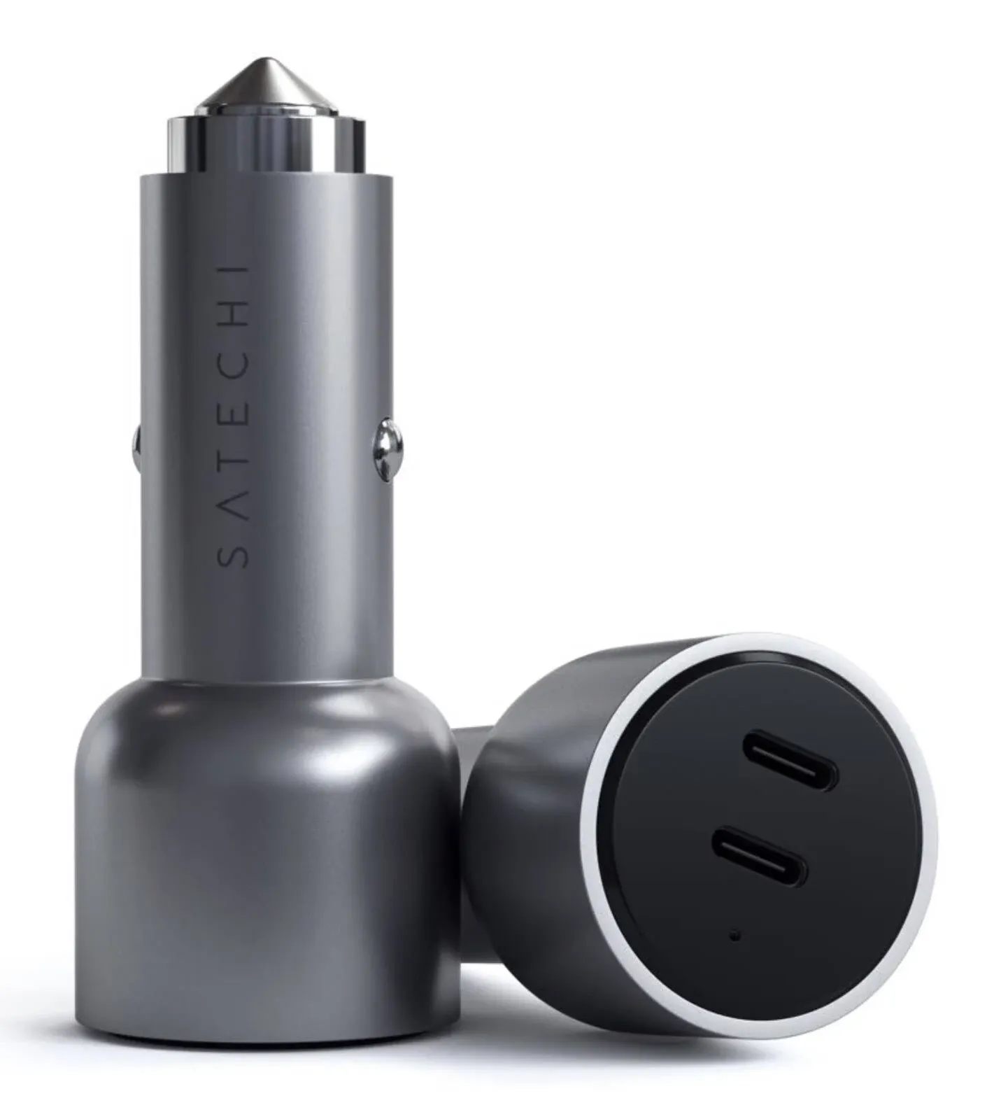 Satechi 40W Dual USB-C PD Car Charger (Space Grey)