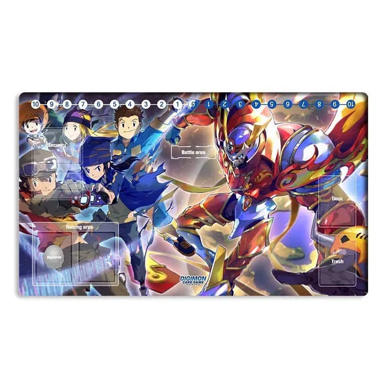 Digimon Susanoomon Duel Playmat CCG DTCG Mat Pad Trading Card Game Mat &amp; Zones