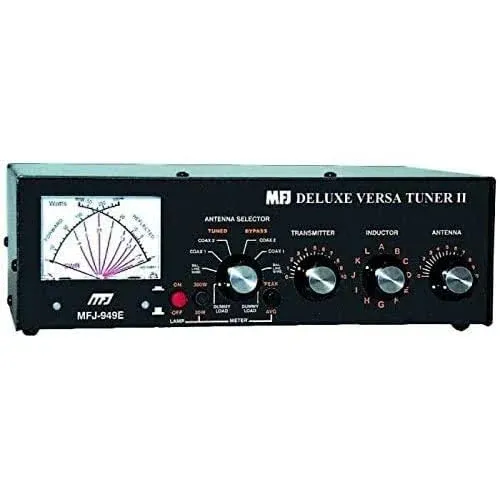 MFJ Enterprises Original MFJ-949E 1.8-30 MHz 300 Watt Deluxe Versa Tuner II Antenna Tuner