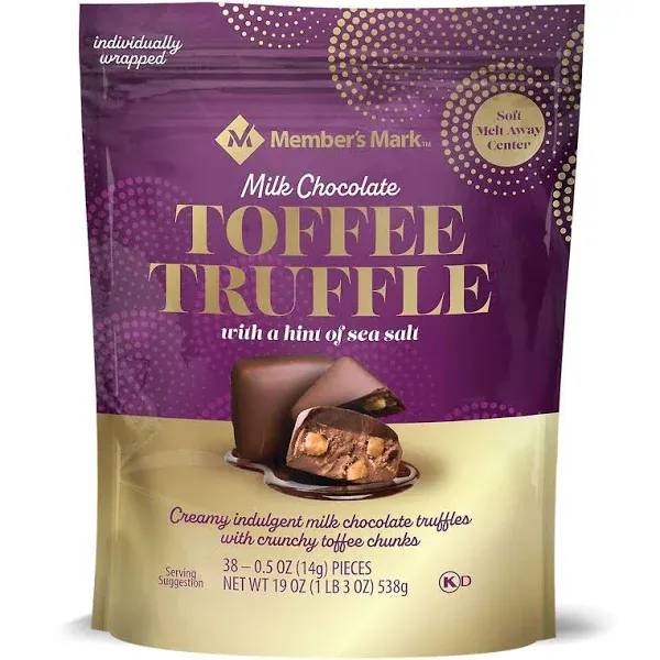 Milk Chocolate Toffee Truffle with Sea Salt (19 oz.)