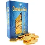 Hanukkah Gelt Milk Chocolate Gold Coins Candy, 90 ct 16 Ounce Pack