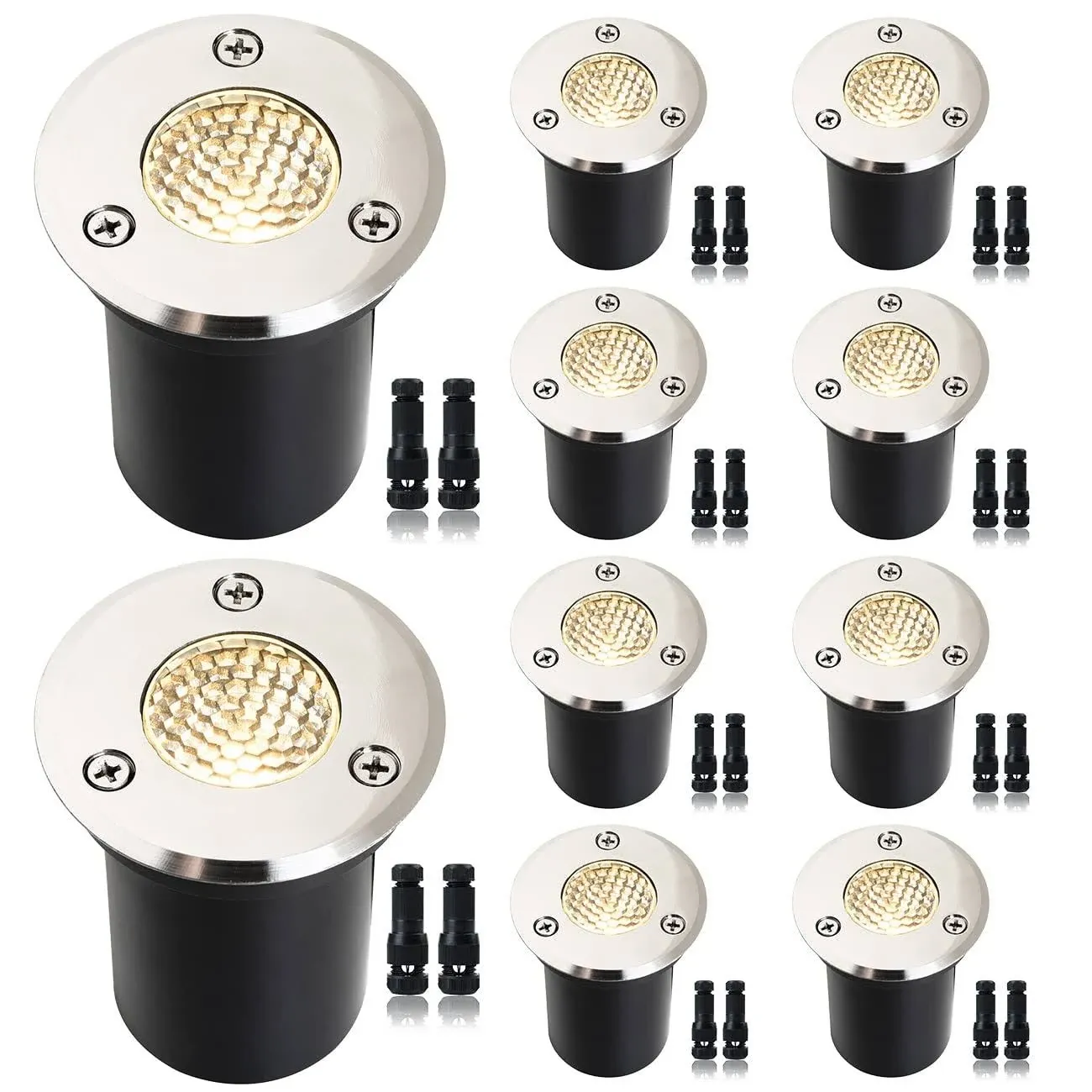 Eaglod 3W Led Well Lights - Low Voltage Landscape Lighting