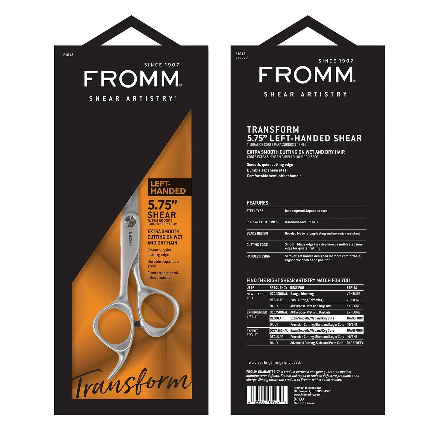 Fromm Left-Handed Transform Shear 5.75”