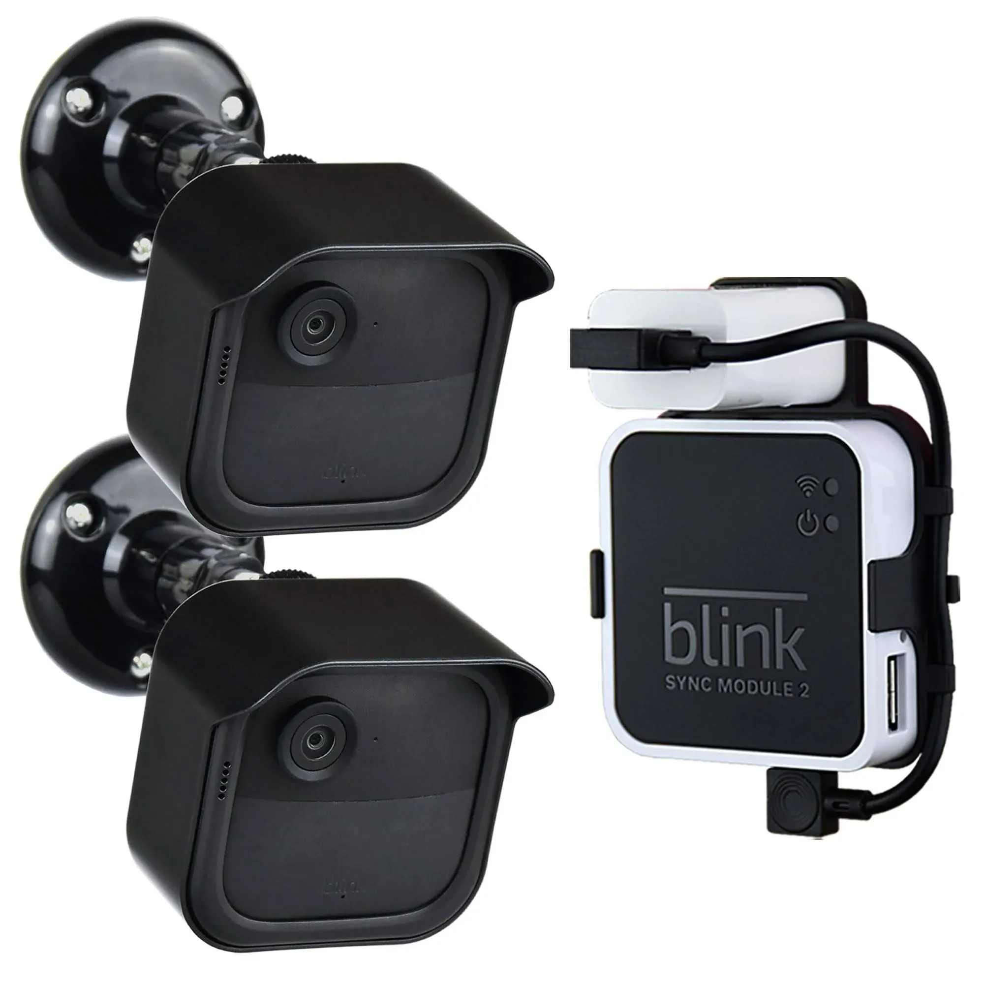 All New Blink Outdoor Camera Mount Bracket,2 Pack Full Weather Proof Housing/Mount for Blink Outdoor Cameras 4th&3rd Security System(Blink Camera not Included)