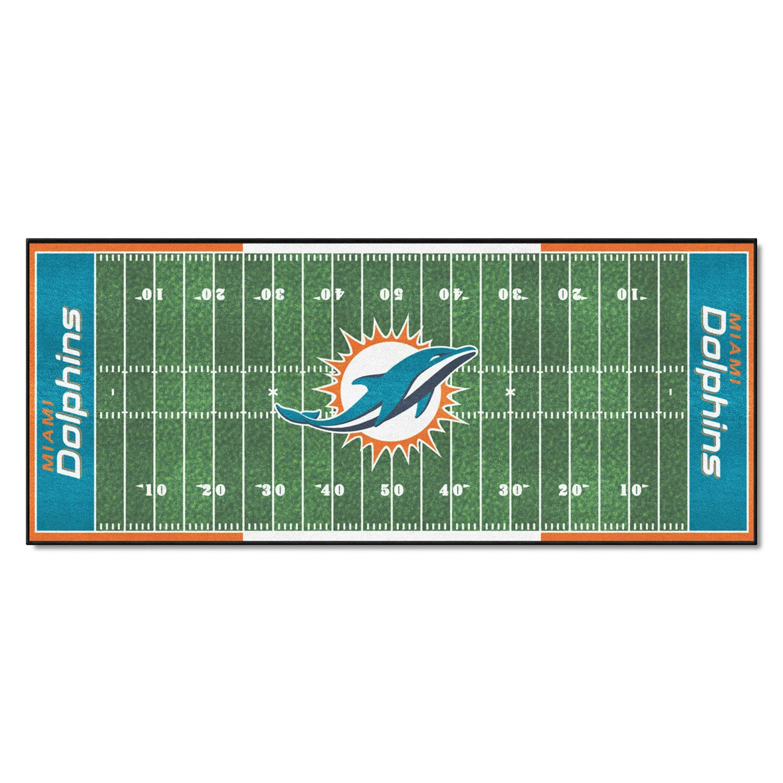 FANMATS 7361 Las Vegas Raiders Field Runner Rug - 30in. x 72in.