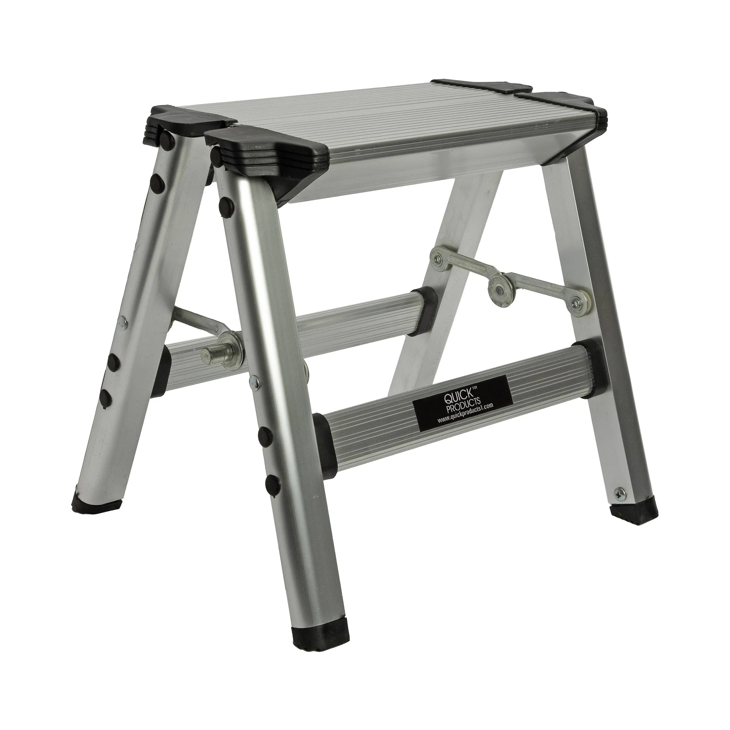 Quick Products QP-FOSS Slim-Profile Easy Folding One-Step Stool