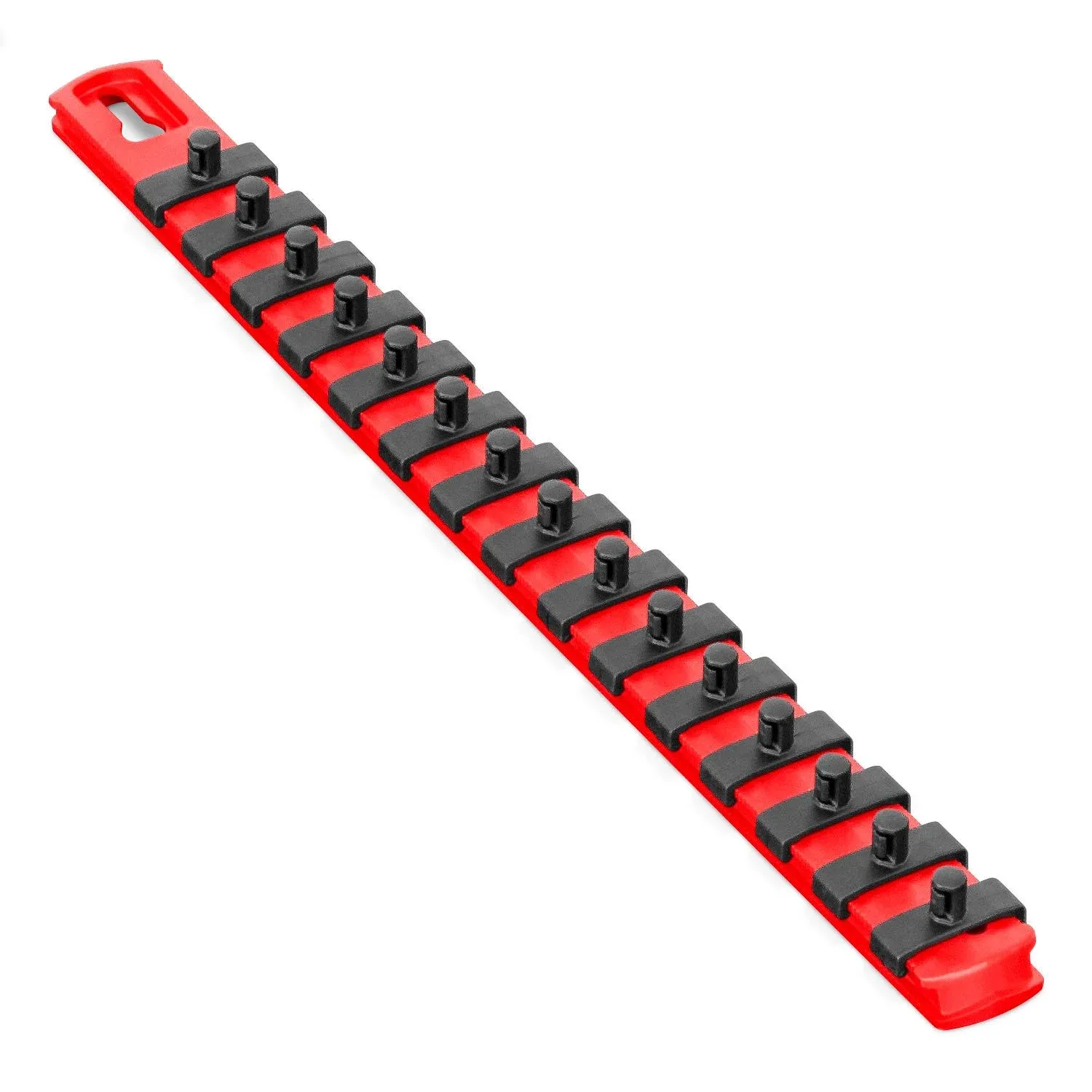 Ernst Manufacturing - 13 Socket Org Red 1/4 Dr Twist Lock Clips (8414)