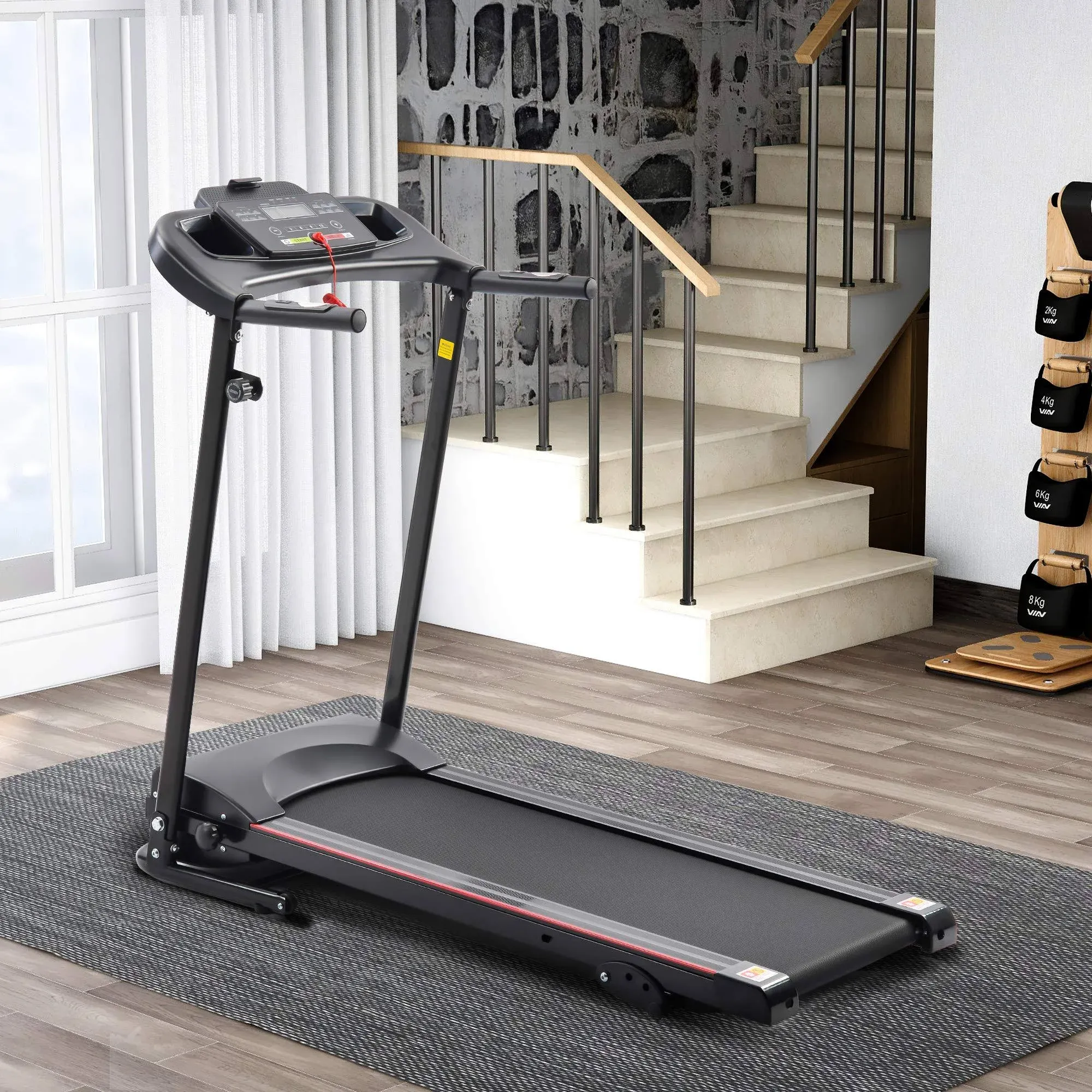 Costway 2.25HP  Foldable Electric Treadmill  Running Machine Exercise Home