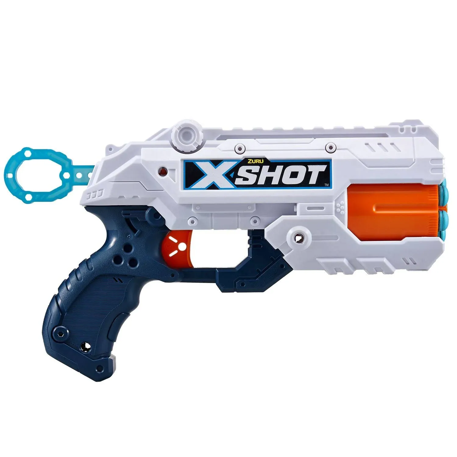 NEW ZURU X-Shot Excel Double Reflex 6 Foam Dart Blaster with 16 Darts Multicolor