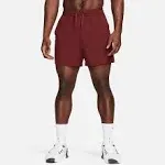 Nike Men's Form Dri-Fit 5" Unlined Versatile Shorts Red