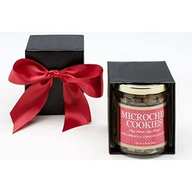 The World's Tiniest, Most Irresistible Chocolate Chip Cookies - Give The Gift Of Gourmet Microchips - 5oz Fresh Mini Cookies In Gift Box - Small Batch Handmade In Texas