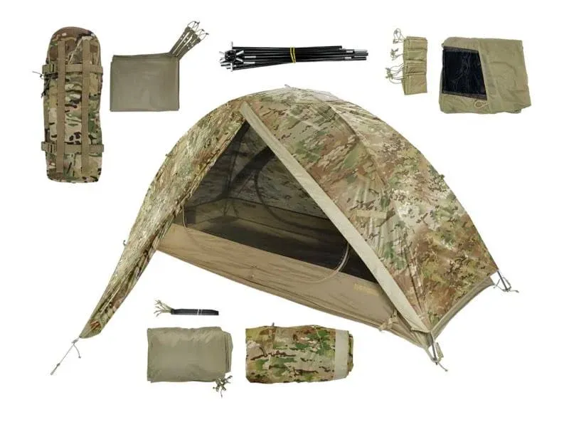 LiteFighter Fido Ai Individual Shelter System Multicam Camouflage 84in x 32in x 36in AI1100-MUL