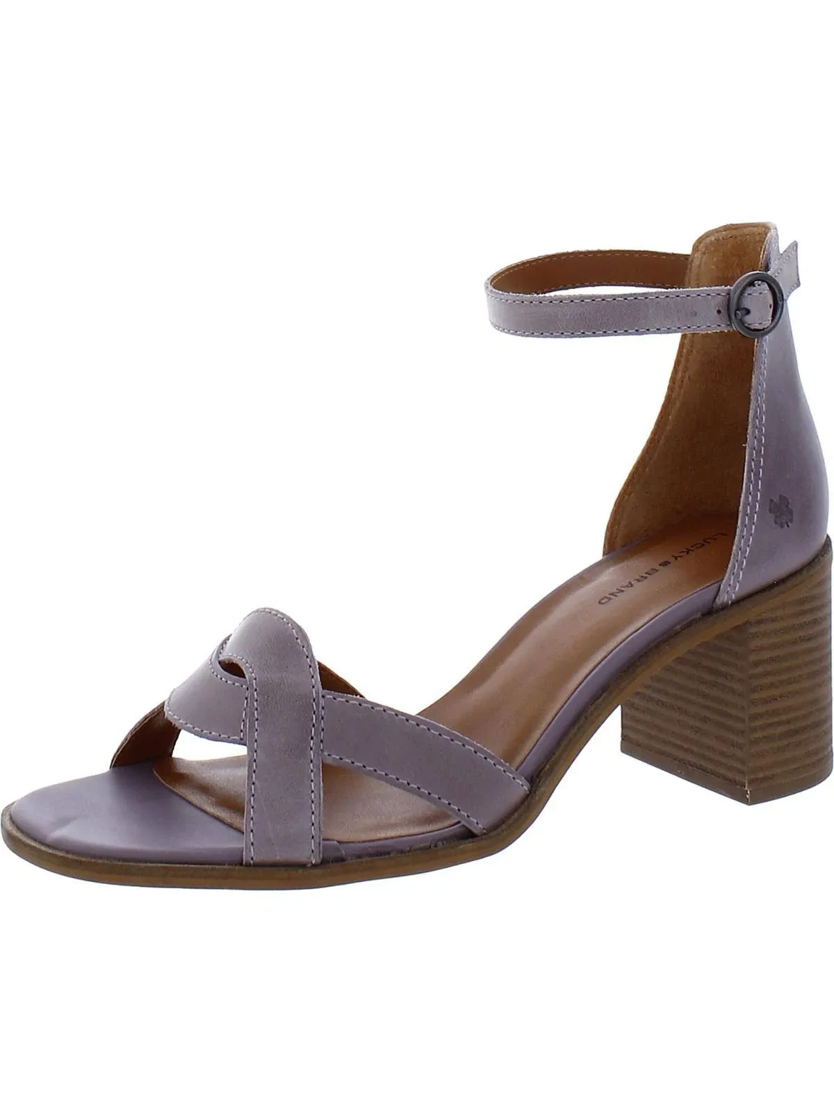 Lucky Brand Women's Sarwa Ankle Strap Heeled Sandal