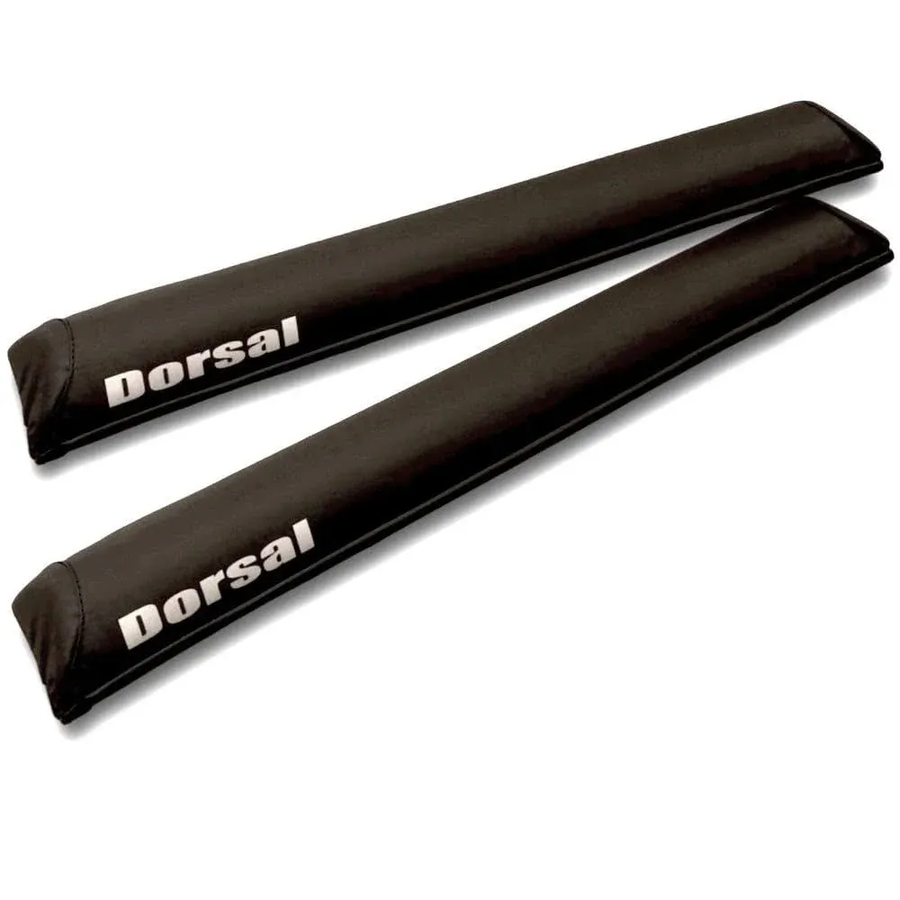 DORSAL Aero Roof Rack Pads for Factory and Wide Crossbars - Pack of 2 for Surfboards Kayaks Sups Snowboards