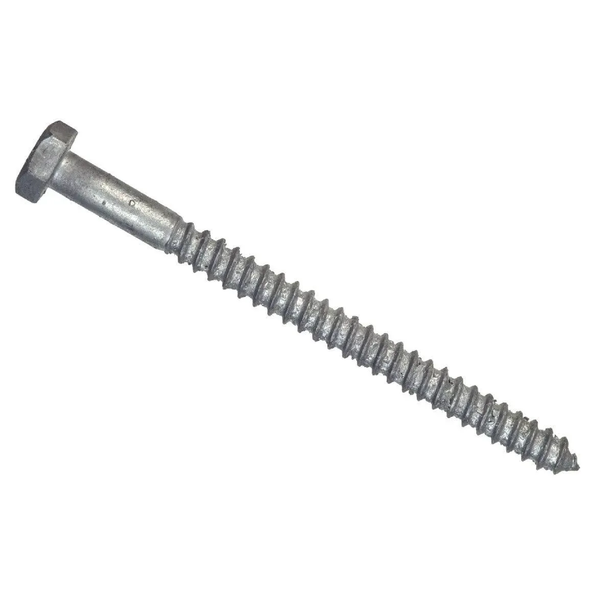 Hillman 1/4 In. x 2-1/2 In. Galvanized Hex Lag Screw (100 Ct.) 812012 HILLMAN