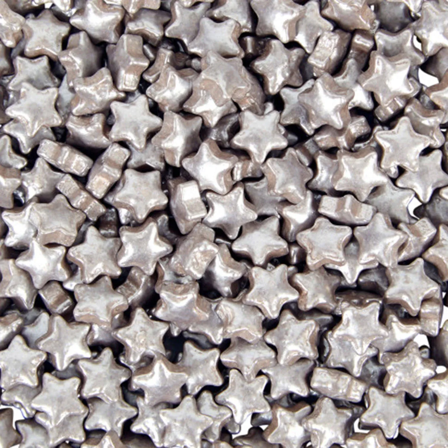 Wilton Silver Stars Sprinkles Pouch, 1.1 oz.