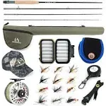 M MAXIMUMCATCH Maxcatch Extreme Fly Fishing Combo Kit 3/5/6/8 Weight, Starter Fly Rod and Reel Outfit