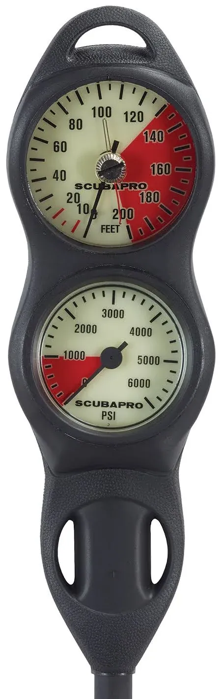 SCUBAPRO 2-Gauge U-Line Diving Console, PGPSI DGFT