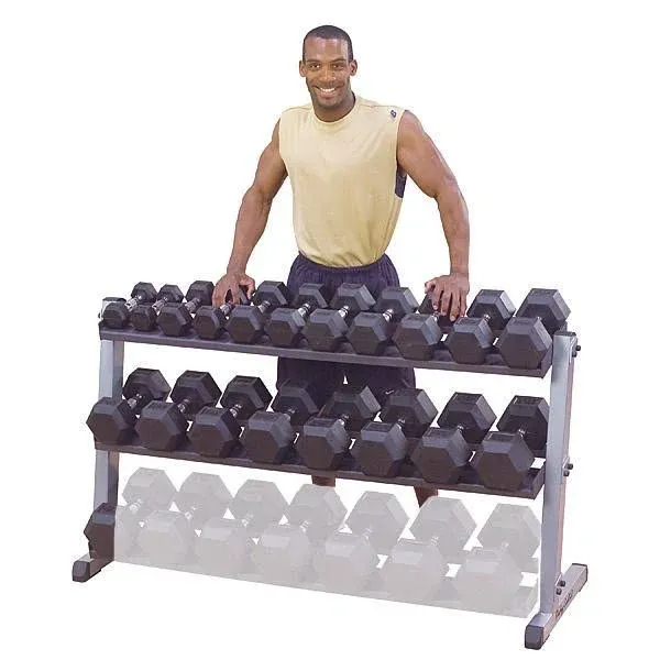 Body Solid 2 Tier Horizontal Dumbbell Rack