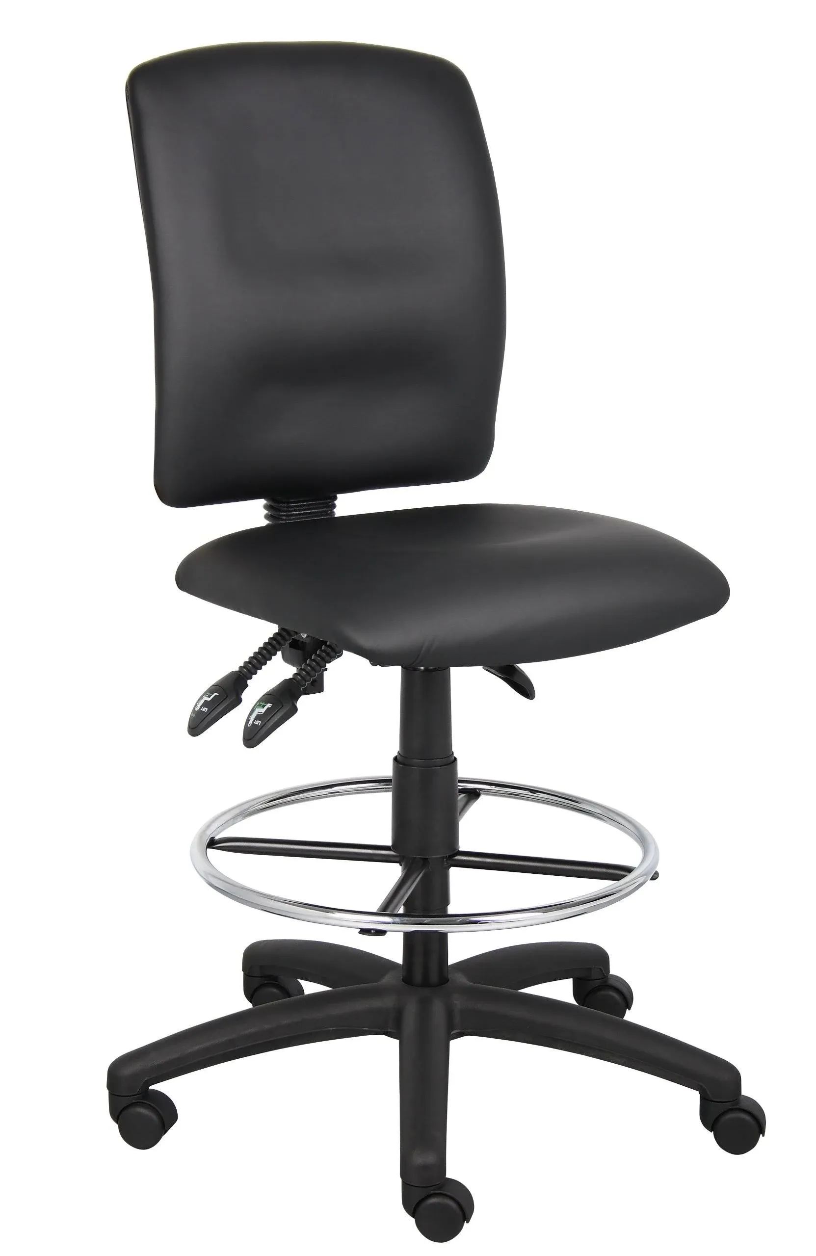 Boss B1645 Multi-function LeatherPlus Drafting Stool