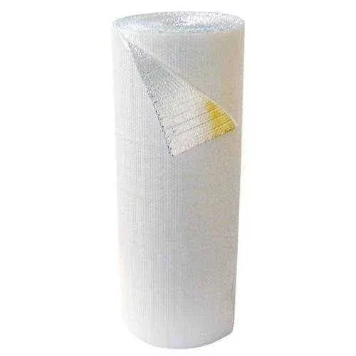 48" x 125' Double Bubble Foil Insulation White/Foil w/ UV Resistant Facing 500 sq. ft.