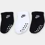 Nike Infant Baby Non-Slip Lightweight Ankle Socks 3-Pack Newborn 6-12 Months New