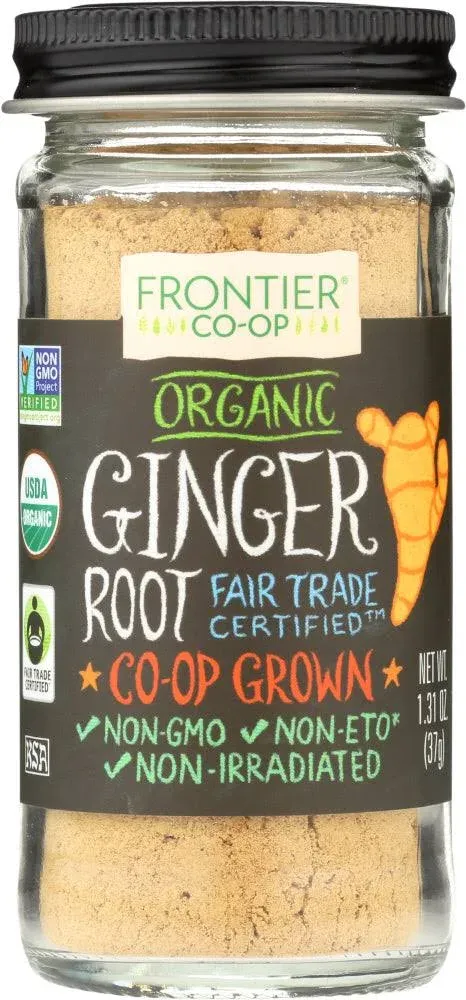 Organic Powder Ginger Root 1.31 Oz By Frontier Herb