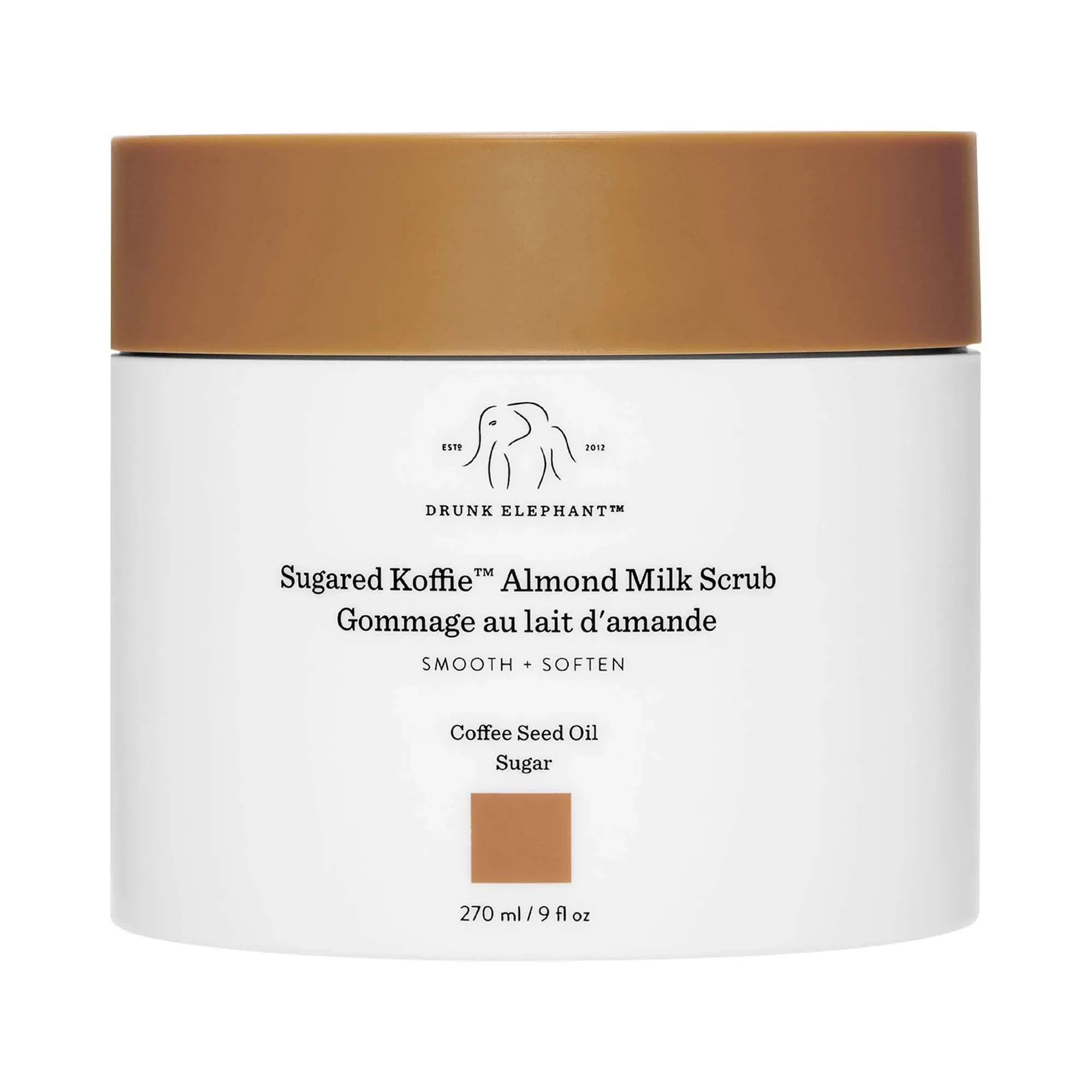 Drunk Elephant - Sugared Koffie Almond Milk Scrub - Body Peeling