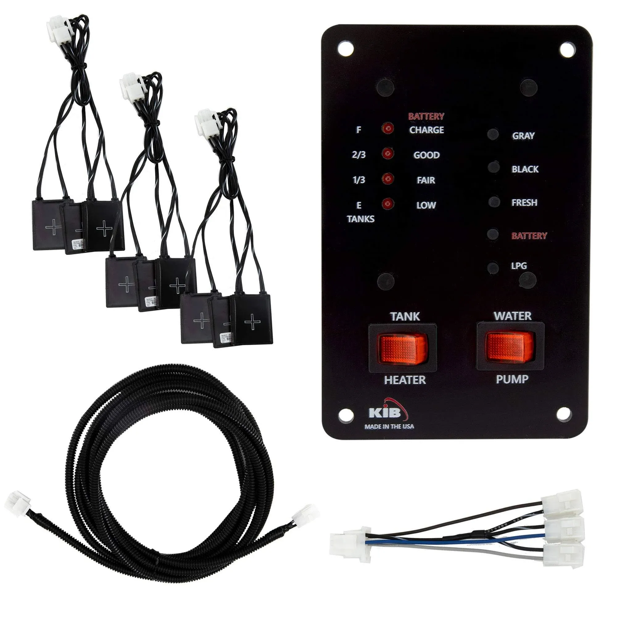 RV Water Tank Monitor Maintenance System Kit with Probeless Adhesive Sensors