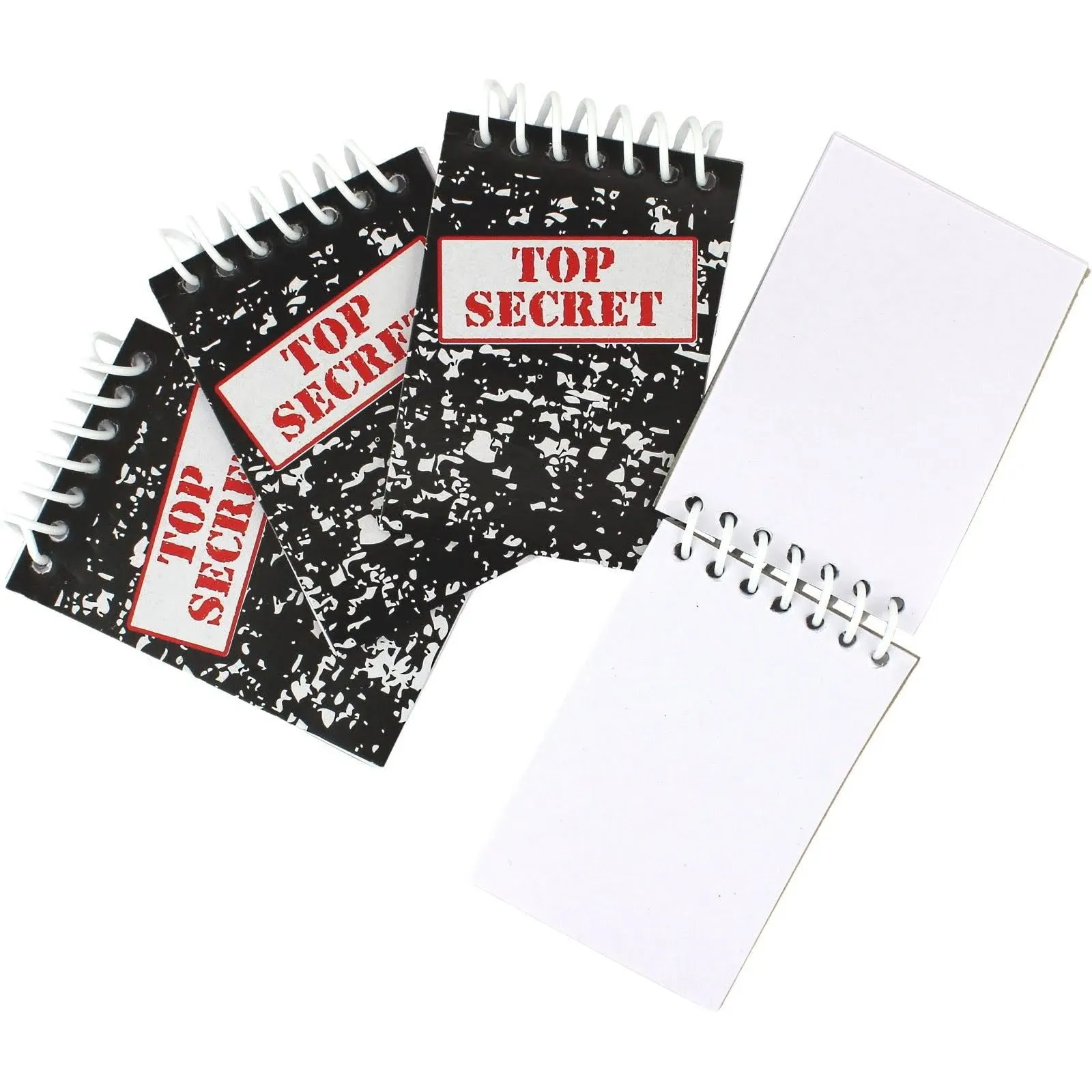 Fun Express Top Secret Notebook (set of 24 note pads) Party Supplies