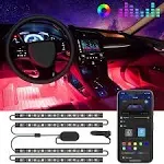 Govee Interior Lights for Car, App Control Smart Car Lights with DIY Mode and Music Mode