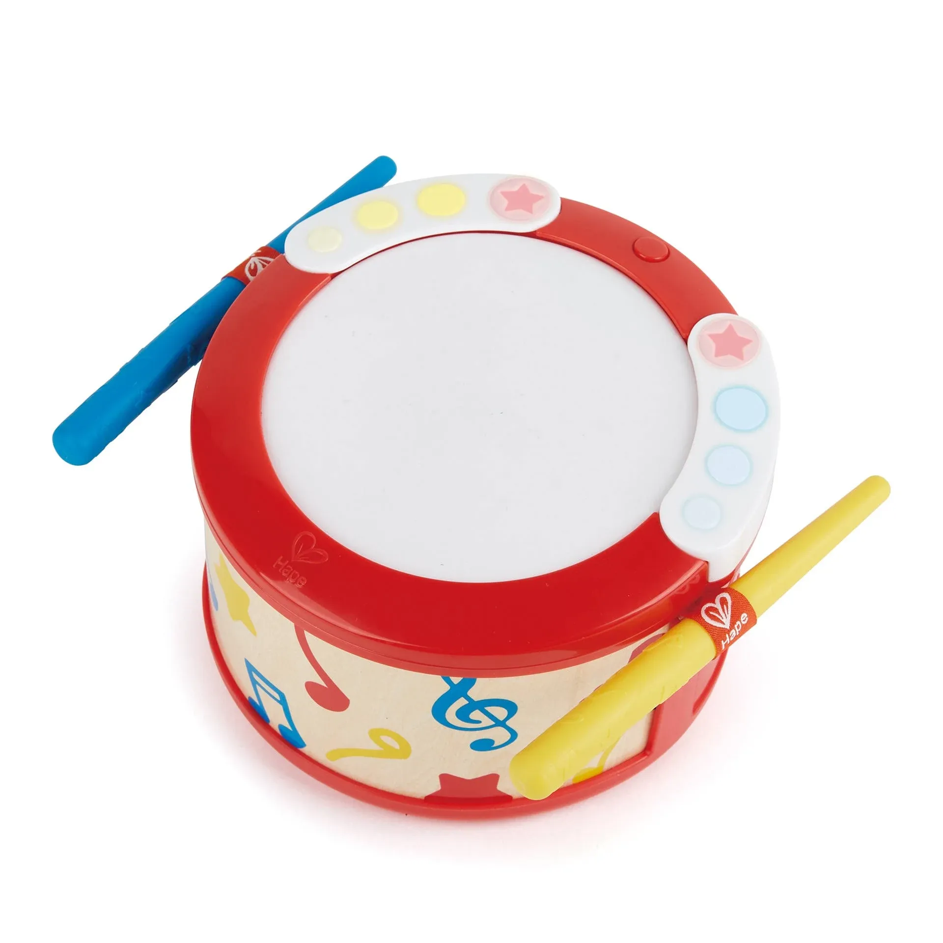 Hape - Electronic Kids Drum with Lights & Guided Play